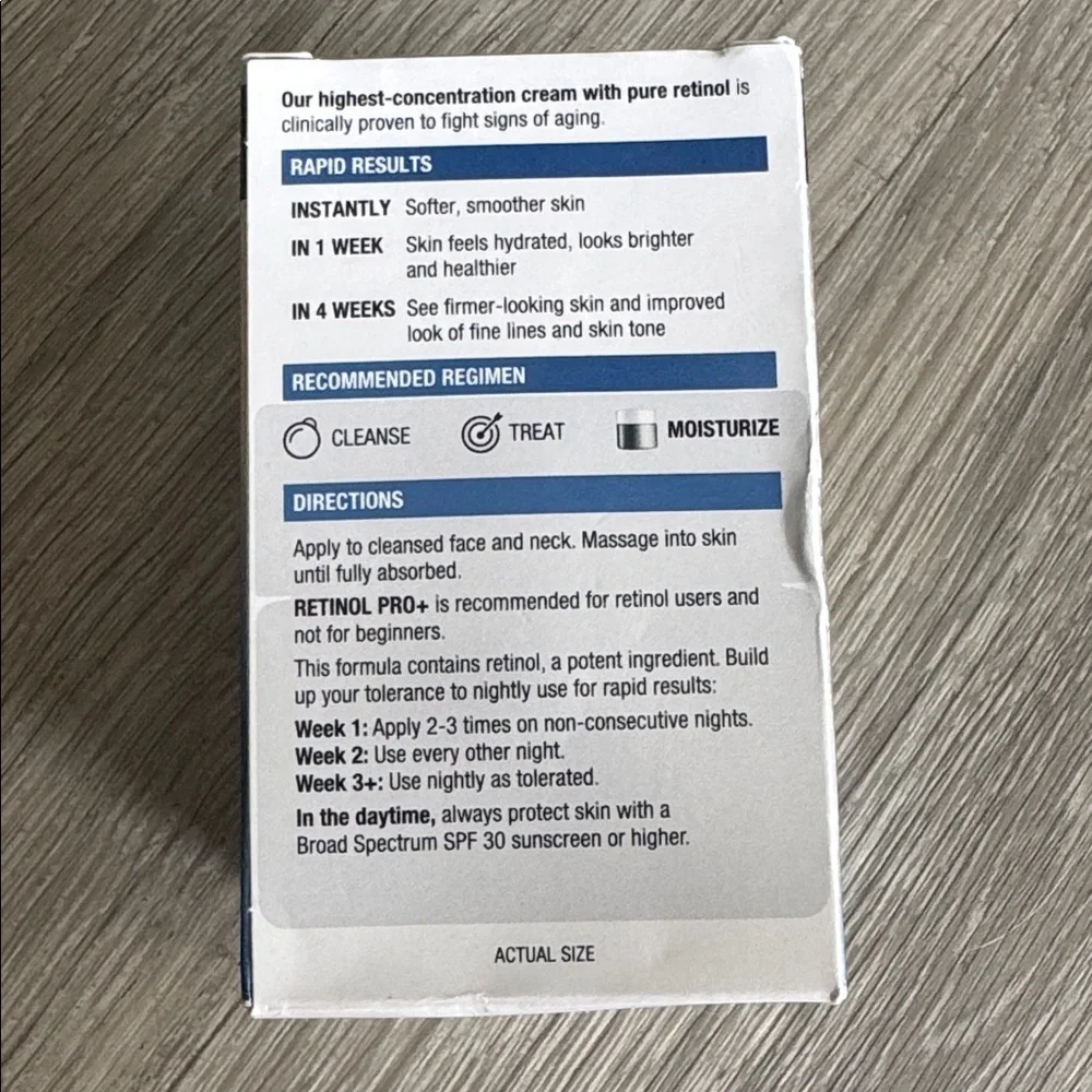Neutrogena Rapid Wrinkle Repair Retinol Pro+ Night Moisturizer 1.7oz Skincare